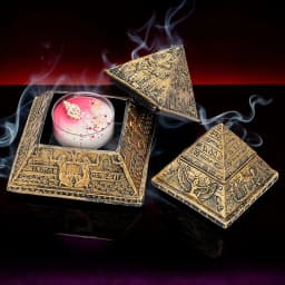 Ancient Egypt Pyramid Ornament Handicraft Resin Detachable Aromatherapy Candle Stand Pharaoh Mummy Travel Souvenir Mysterious