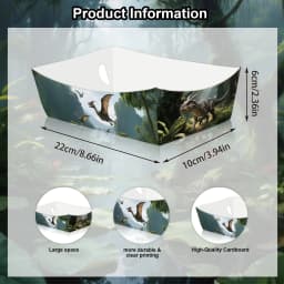 6/12/24pcs Jurassic Dinosaur Theme Food Trays Disposable Candy Snack Trays Jungle Safari Baby Shower Birthday Party Supplies