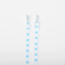 Fashion Red Heart Flat Shoelaces - Durable Acetate, for Sports/Casual Shoes, Easy-Tie Design