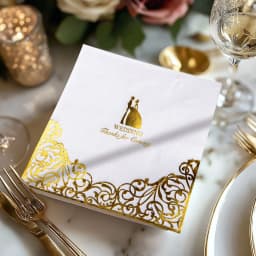 50/100 Pcs, Wedding Napkins Cocktail Beverage Napkins for Party Decorations, Cake Dessert Table Decorations Supplies