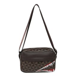 Casual Fashion Crossbody Large Capacity Small Square Bag Creative Shark Mouth Crossbody Bag Simple Coin Purse