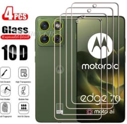 4PCS Tempered Glass For Motorola Moto X70 Air 6.67" ON MotoX70Air X70Air Edge 70 Edge70 Screen Protector Protective Film