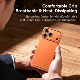For iPhone 17 Pro/Pro Max Aluminium Frame Metal Protective Case Luxury Anti-Fall Heat Dissipation Metal Frame Case Cover