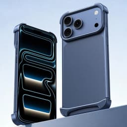 For iPhone 17 Pro/Pro Max Aluminium Frame Metal Protective Case Luxury Anti-Fall Heat Dissipation Metal Frame Case Cover