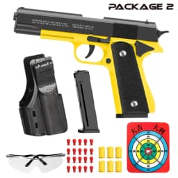 Automatic Colt 1911 Automatic Shell Soft Bullet Toy Gun Air Gunner Gun CS Shooting Boys Toy