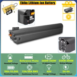 HIMO C30 Integrated Lithium-ion Battery Pack 36V 10Ah 10.5Ah for 250W 350W 500W Soltera.2 and Soltera.2 Step-Through E-bike