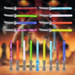 MOC Game Anime Cartoon Multi-colored Lightsaber Building Block Toy Children’s Gift Accessory Educational Toy PJB349-365