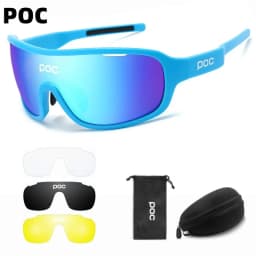 POC Bicycle riding sports glasses boys and girls running marathon cross country MTB DH Outdoor sports sunglasses