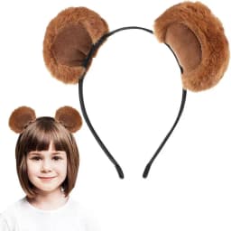 1PC Plush Bear Ear Headbands - Soft & Adorable, Unisex Accessory For Daily, Parties, Cosplay, Ideal Gift For All Ages