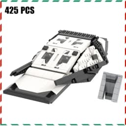 MOC Space Ranger Building Blocks Set - Interstellar Explorer Model Assembly Bricks Creative Educational Gift for Kids Adults