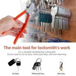 Key Cutter Hard Alloy Steel Key Cutter Machine Practical Keys Cutter Tool Multi-functional Keys Cutting Pliers for Vehicles Cars