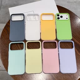 Stripe Corrugated Pattern Matte Translucent Phone Case For iPhone 18 17 16E 15 14 13 12 Pro Max Frosted Shockproof Armor Cover