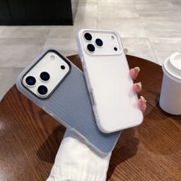 Stripe Corrugated Pattern Matte Translucent Phone Case For iPhone 18 17 16E 15 14 13 12 Pro Max Frosted Shockproof Armor Cover