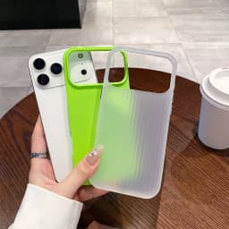 Stripe Corrugated Pattern Matte Translucent Phone Case For iPhone 18 17 16E 15 14 13 12 Pro Max Frosted Shockproof Armor Cover
