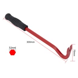 1pc Heavy Duty Nail Puller Crowbar Small Angled Pry Bar For Construction Car Repair Tool Removal Hand Tools