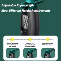 Steel Skipping Exercise Counting Jump Rope Adjustable Fitness Gym Training Home Equipment Sports