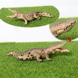Realistic Plastic Alligator Sarcosuchus Boar Croc Crocodile Wild Animal Model Toy Figurines Party Favors Cake Toppers For Kids