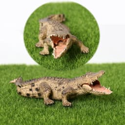 Realistic Plastic Alligator Sarcosuchus Boar Croc Crocodile Wild Animal Model Toy Figurines Party Favors Cake Toppers For Kids
