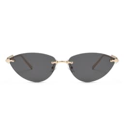 Cycling 1/2pcs Frameless Metal Cat Eye Fashion Sunglasses Triangle Rivets Personalized Women's Sunglasses Outdoor Travel Eyewear