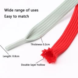 1Pair Sneakers Shoelaces Shoes Accessories Laces for Shoes Unisex Flat Shoe Laces Shoe Strings Shoelaces Af1