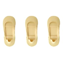 3 Pairs Of Women's Summer And Autumn Soft And Fashionable Thin Anti Slip Padded Short Socks