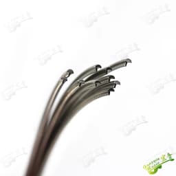 HUATOOL 10PCS Fingerboard Frets Fret Wire For Acoustic Guitar Brass Frets 2.0/2.2/2.4/2.7/2.9/3.2mm L260mm