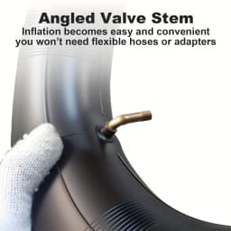 4.80/4.00-8, 4.10/3.50-4 Inner Tubes with Bent Valve, for Wheelbarrows, Lawn Mower, Garden Carts, Yard Trailers, Trolleys