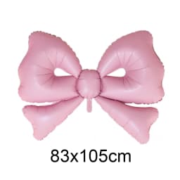 50inch Rose Gold Bow Balloons Bow Party Decor Giant Foil Balloon for Girl Coquette Birthday Baby Shower Bridal Wedding Decors