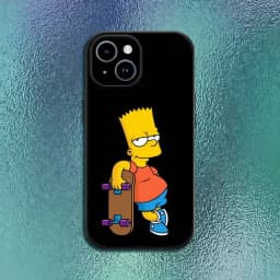 Anime T-The S-Simpsons-s Phone Case For IPhone 17 12 13 14 15 16Pro Max Plus Classic black soft shell