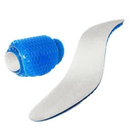 Silicone Gel Soft Insoles Outdoor Sports Running Insole Elastic Shock-absorbing Sole Men Women Sneakers Anti-slip Insoles 1 Pair