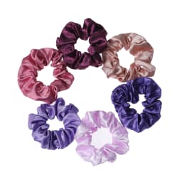 1/6/150/60/50/30/20PCS Vintage Satin Hair Scrunchies Elastic Bands Solid Color Women Girls Headwear Ponytail Ties Accessories