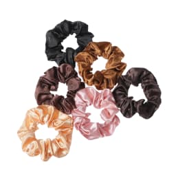 1/6/150/60/50/30/20PCS Vintage Satin Hair Scrunchies Elastic Bands Solid Color Women Girls Headwear Ponytail Ties Accessories