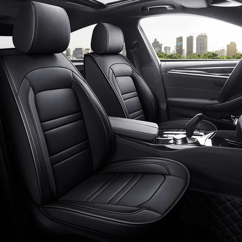 Full Coverage Pu Leather Car Seat Covers for HYUNDAI Tucson Santa FE i30 i40 Veloster Creta Elantra Car Accessories