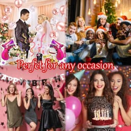 10pcs/20pcs Creative Fun Birthday Party Balloon, Handheld Gift Flower Balloon, Compact Portable Party Balloons