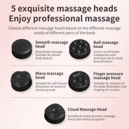 2025 Electric Body Massager Neck Back Shoulder Body Sculpting Machine Cordless Handheld Cellulite Massage Device Beauty Tool
