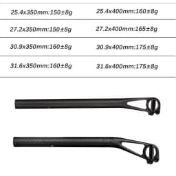 Bicycle Seat Post Carbon Offset 5/25mm Lightweight 150g 27.2/25.4/30.9/31.6mm Road/MTB Bike Seatpost Master Series