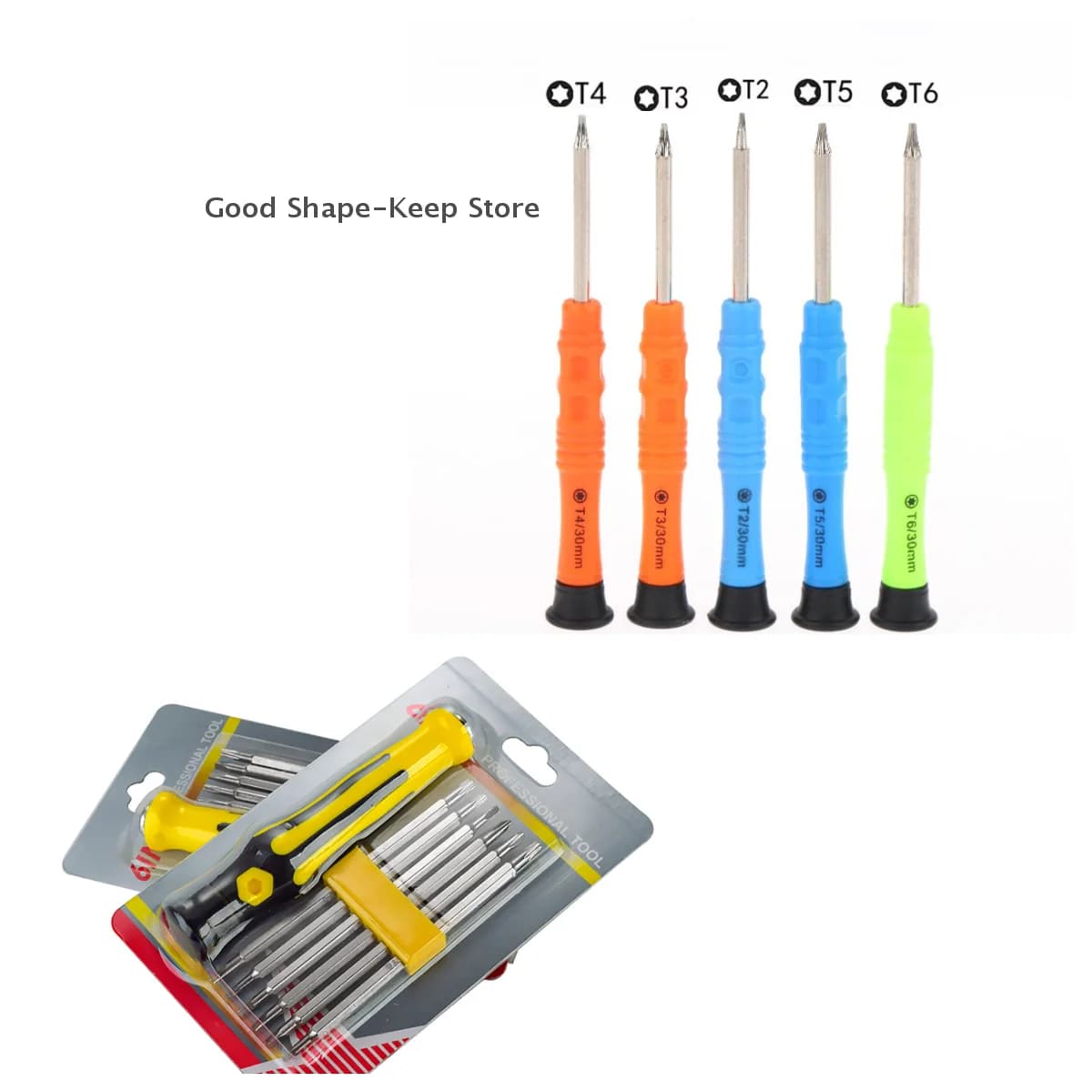 1/3/7Sets Torx Screwdriver T2 T3 T4 T5  Star Bit DIY Mobile Phone Hand Repair Tools Kit Special-shaped Magnetic Screwdriver