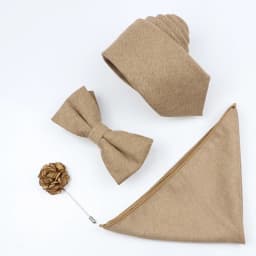New Solid Color Cotton Men Tie Set Super Soft Suede Necktie Bowtie Suit Vintage Pink Blue Grey For Groom Business Wedding Party