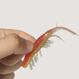 60mm 98mm Soft Silicone Bait, Biting Shrimp Carp Bass, Pike Fishing Lure Gamba Gambas Gambita Lure,Sea Worm Swimbait Rockfishing