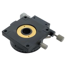 60mm R Axis Rotary Stage High Precision Manual Rotation Platform with Micrometer Fine Tuning Optical Positioning Slide RS60-L RS