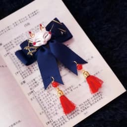 Fox hairpin Lolita rabbit tassel hair accessories  performance party festival headdress japanese hair accessories