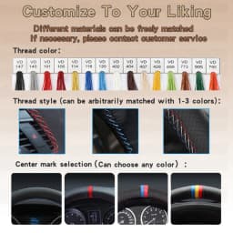 Custom Steering Wheel Braid Cover Suede 100% Fit For Volkswagen Golf 5 Mk5 GTI VW Golf 5 R32 Passat R GT 2005 Car Accessories