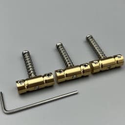 3 pcs In-Tune Compensated Guitar Bridge Saddles Brass Material For TL Well 10.8 mm String Spacing