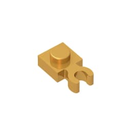 Gobrick] GDS-814 PLATE 1X1 W. HOLDER compatible with lego 4085 60897 children's toys Assembles Building Blocks Technical