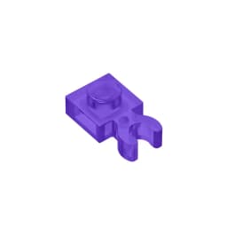 Gobrick] GDS-814 PLATE 1X1 W. HOLDER compatible with lego 4085 60897 children's toys Assembles Building Blocks Technical
