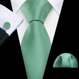 Luxury Mens Ties Set Black Green Leaves Floral Neck Tie Handkerchief Cufflinks Set Wedding Business Party