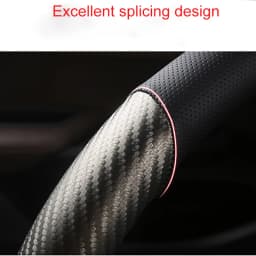 Car Steering Wheel Cover Carbon Fiber +Leather For Citroen C4 AIRCROSS C5 AIRCROSS C3-XR C4 PICASSO C4 C5 C6 Car Accessories