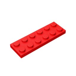 3795 Plate 2 x 6 Bricks Collections Bulk Modular GBC Toys For Technical MOC DIY Buildings Blocks Compatible