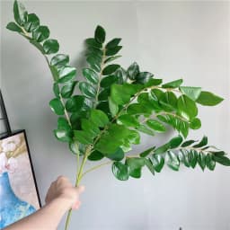Tropical Tree Large Artificial Plants Tall 28'' Fake Eucalyptus Branch Plastic Plants False Ficus For Home Living Room Study Dec