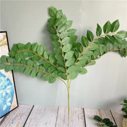 Tropical Tree Large Artificial Plants Tall 28'' Fake Eucalyptus Branch Plastic Plants False Ficus For Home Living Room Study Dec